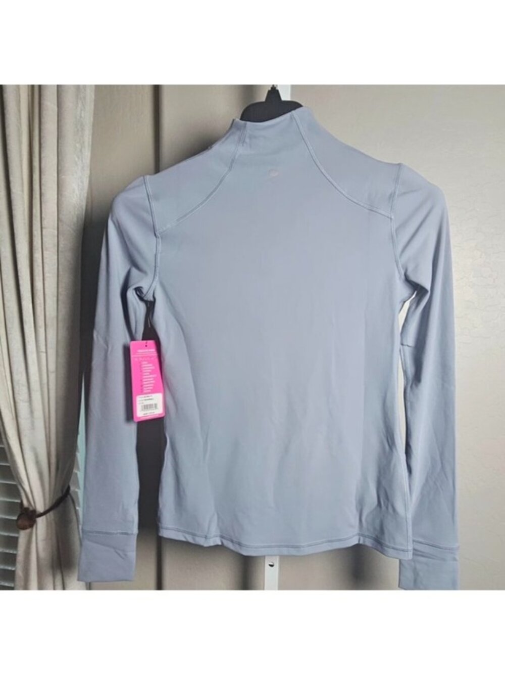 Yogalicious Half Zip Lightweight XS Athletic Jacket – Slim Fit w/ Thumbhole NWT - Picture 5 of 7